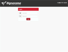 Tablet Screenshot of localsignarama.com